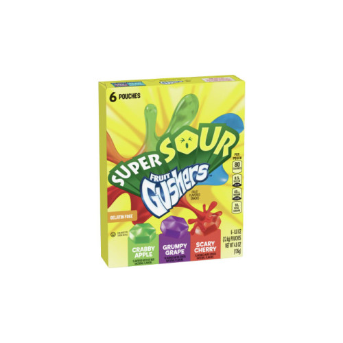 Americatessen Betty Crocker Fruit Gushers Super Sour
